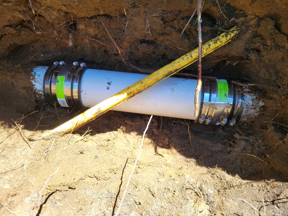 Sewer and septic pipe excavation and repair